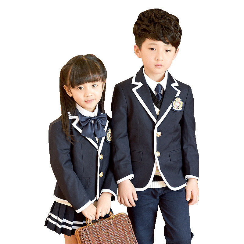 班服男童女童儿童装秋冬季韩版幼儿园园服小学生西装礼服校服套装 - 图3