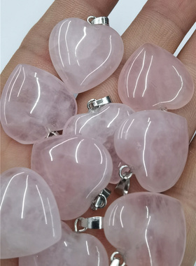 女生粉水晶爱心旺桃花