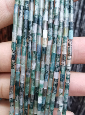 水晶玛瑙直孔小圆农牧管饰品配件