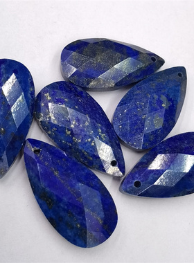 天然水晶黑耀水滴耳环项链DIY