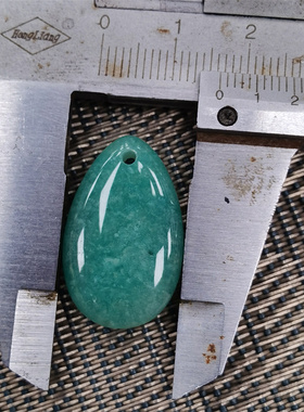 小众天然天河石虎石水滴吊坠项链