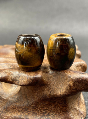 水晶石头玛瑙玉石桶珠大孔珠子 16×18mm孔径5mm 手工编织diy