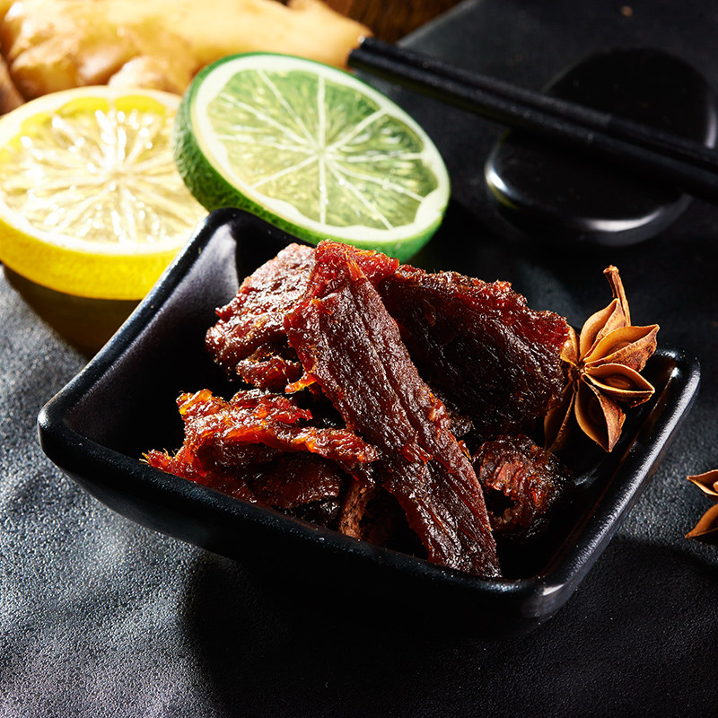 小辣椒果汁沙嗲香辣手撕牛肉干 小辣椒食品牛肉类