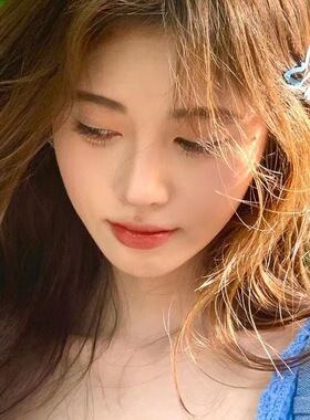 鞠婧祎同款蓝色蝴蝶发夹女侧边夹