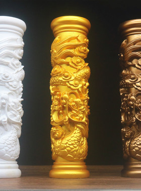 微晶瓷石膏招财风水镇宅中式玄关