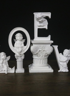 LOVE爱情天使摆件情人节礼物情侣送礼精选婚礼装饰品婚庆道具摆设