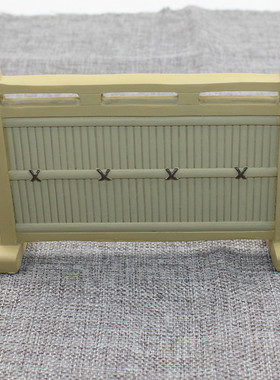 zakka杂货加藤真治DECOLE concombre树脂仿竹编屏風公仔場景摆件