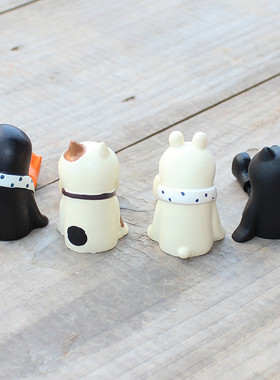 企鹅猫咪树脂摆件