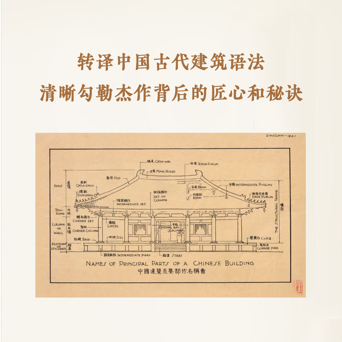 读库正版梁思成《图像中国建筑史》手绘图 初次依原件翻拍再版大开本筒页线装中国古代建筑图解艺术设计画册营造天书法式绘画书籍 - 图3