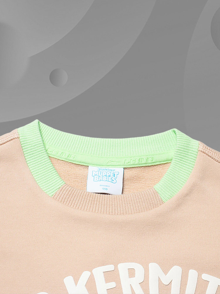 Lining/李宁正品布偶宝宝系列男女小童套头卫衣圆领休闲装YWDT011,淘宝优惠券,粉丝福利购,淘宝优惠卷