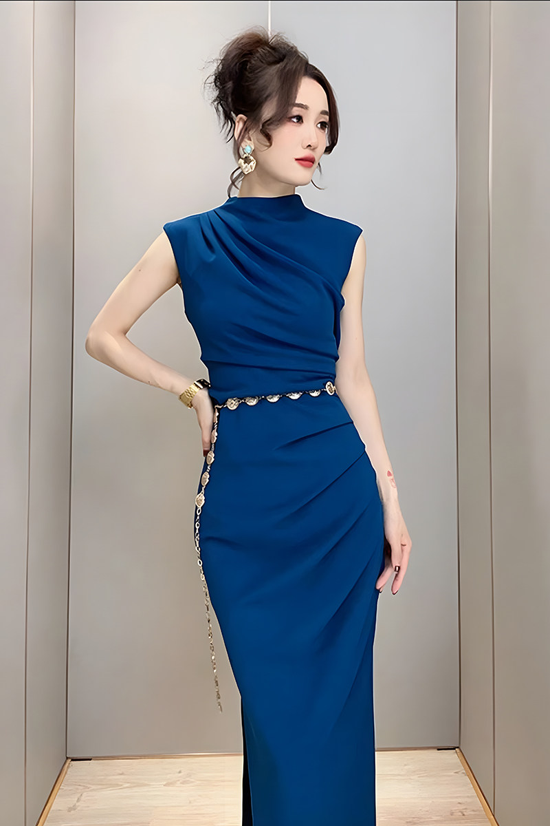  紫嫣红藤连衣裙