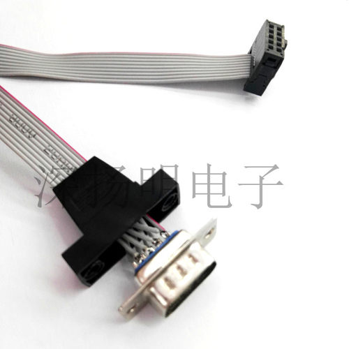 串口排线 RS232主板线9P针公头COM串口线挡板主板DB9针挡板线引线 - 图2