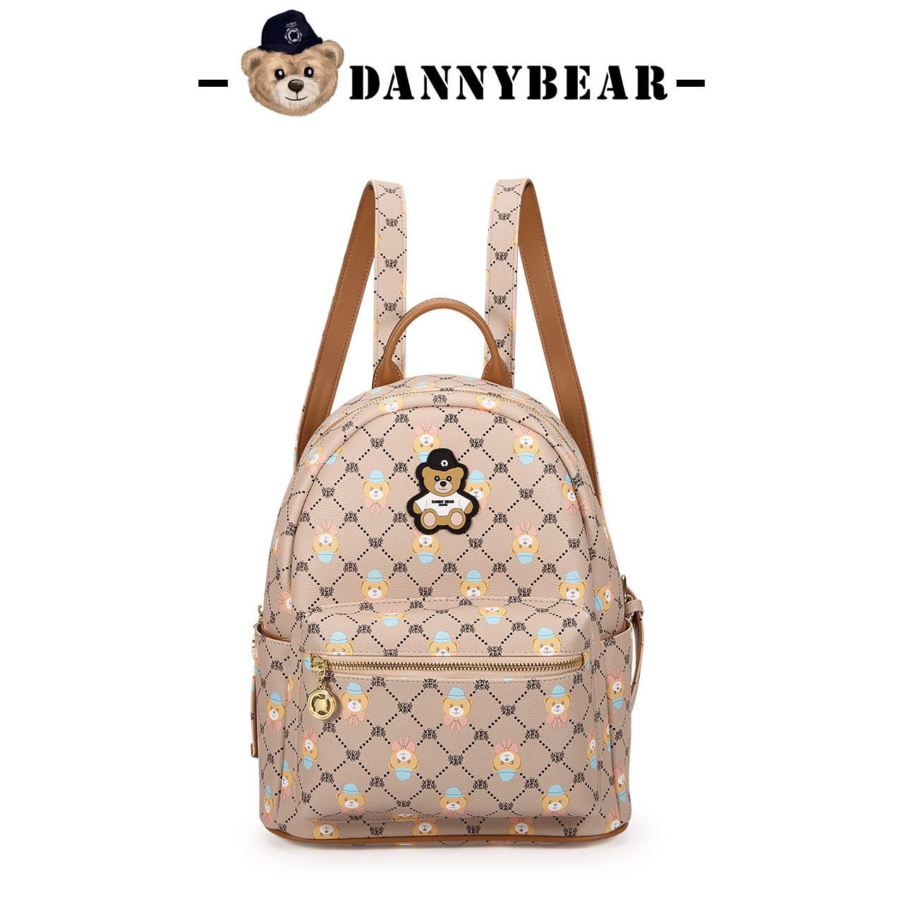 #好物体验专享#丹尼熊双肩包背包女包书包老花通勤商务时尚包包,淘宝优惠券,粉丝福利购,淘宝优惠卷