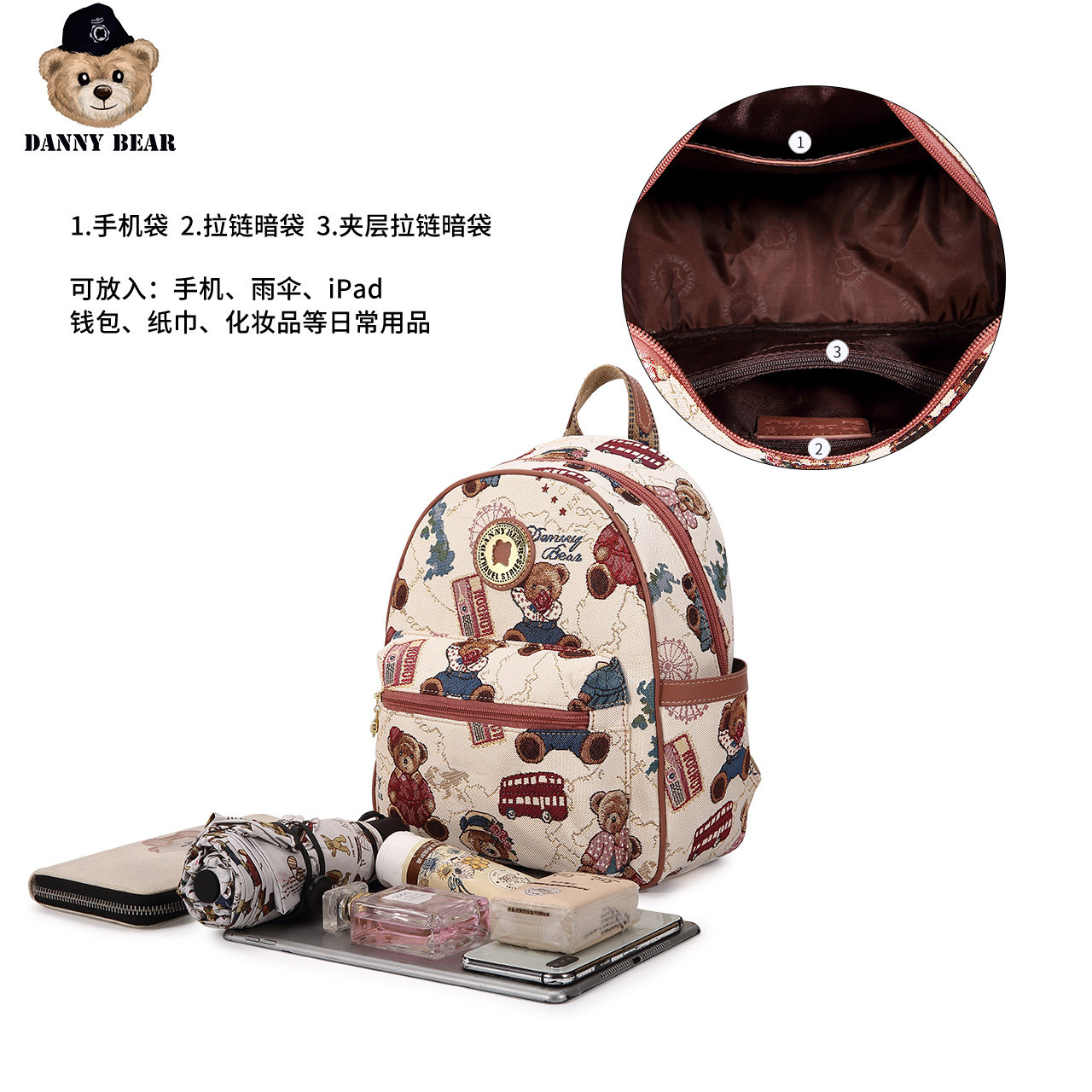 danny bear backpack