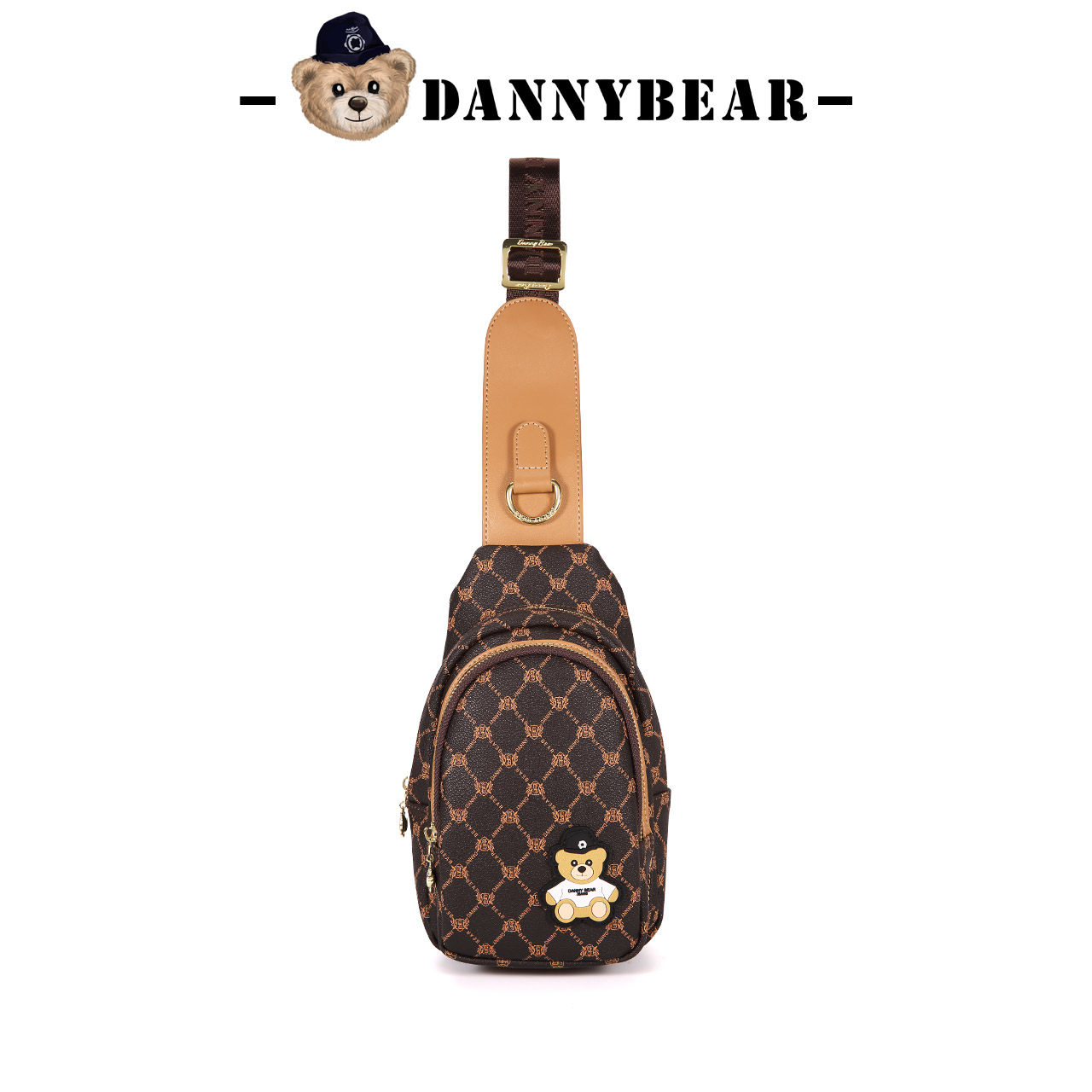丹尼熊新品胸包男女个性休闲斜挎包 丹尼熊箱包女士包袋