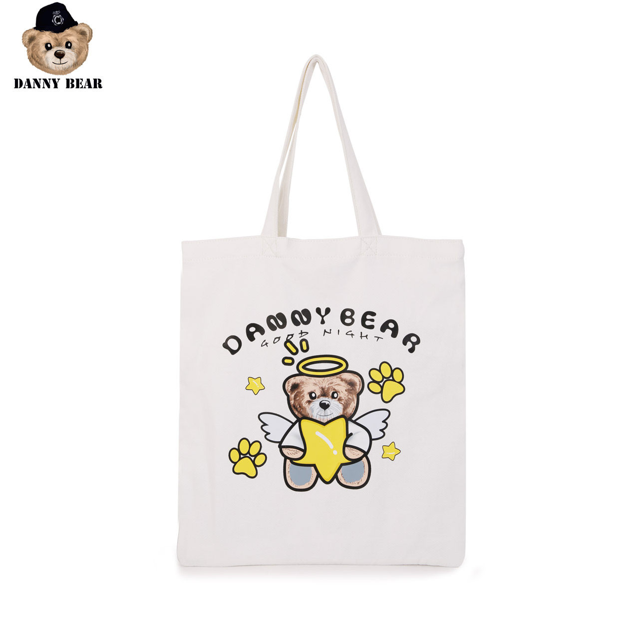 丹尼熊大容量女简约百搭可爱帆布包 丹尼熊箱包女士包袋