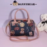 Барсетка, сумка через плечо, бостонская сумка для отдыха, с медвежатами