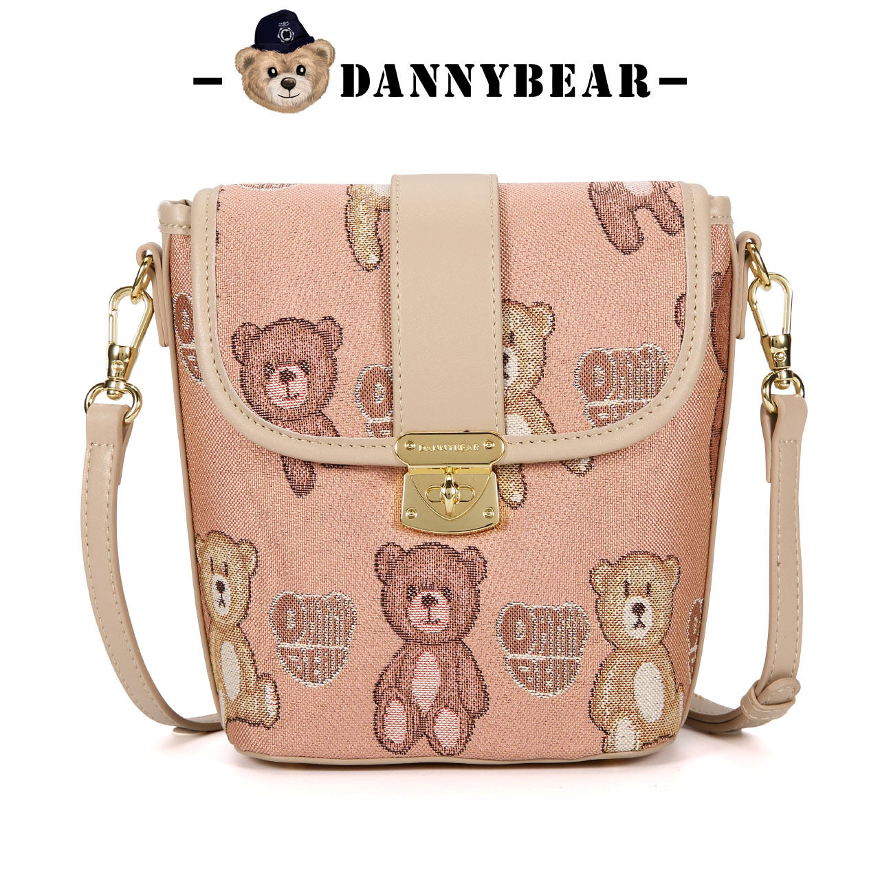 丹尼熊夏日新小众商场同款斜挎包 丹尼熊箱包女士包袋