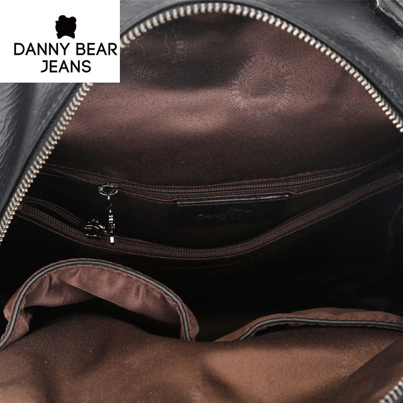 丹尼熊可爱休闲简约男女印花双肩包 丹尼熊箱包双肩背包