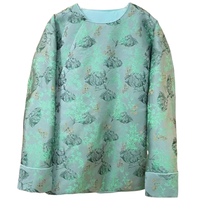 Large power power Tongan Spring and Jingming 100% mulberry silk silkworms old Song Jin cotton clothes New Chinese green inclined opening forbidden blouses