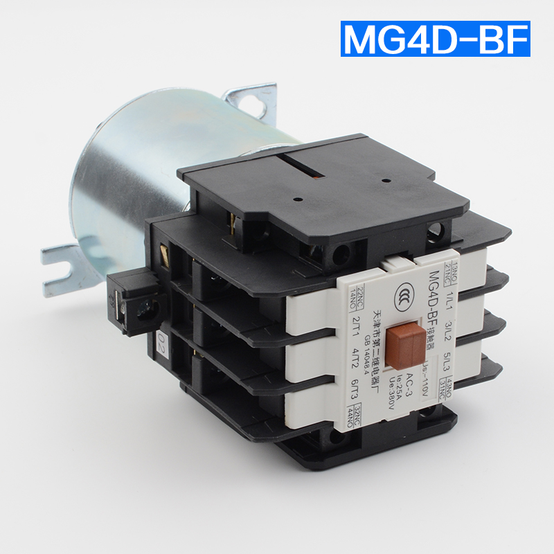 天津第二继电器厂MG5-BF MG4D-BF MG2D电梯静音接触器MG6 110V220 - 图1