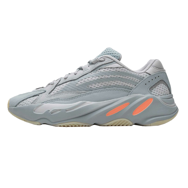 现货 Adidas Yeezy 700V2惯性灰粉反光男子复古老爹鞋 FW2549 - 图0