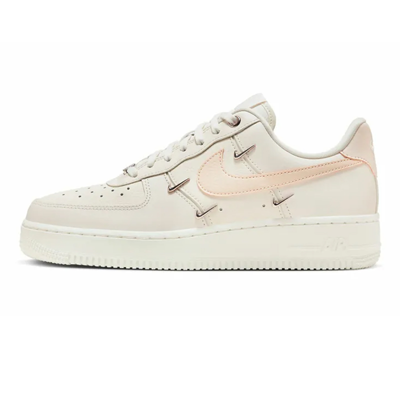 现货 NIKE Force 1白粉四钩耐磨低帮运动休闲女子板鞋FV8110-181-图1