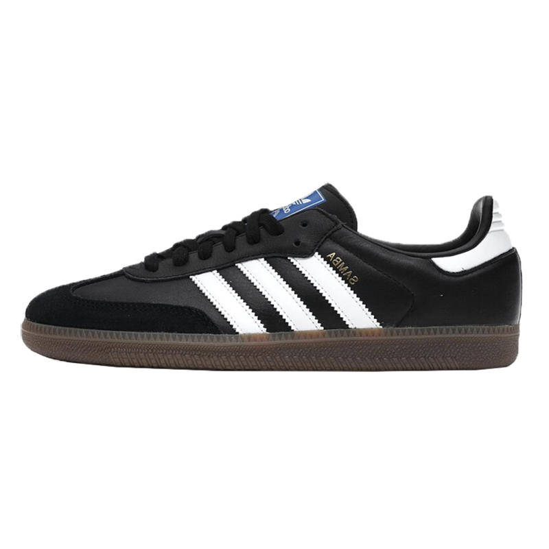 Adidas Originals Samba OG黑色德训男女复古低帮板鞋 B75807-图3