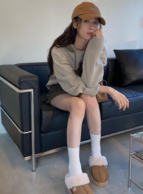 明星同款新款彩色字母刺绣显脸小