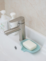 Soap Box Drain Diversion Type Silicone Soap Rack Large Number Free of water Stagnant Water Toilet Creative Soap Shelve