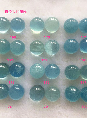 天然巴西水晶裸石戒指海蓝宝