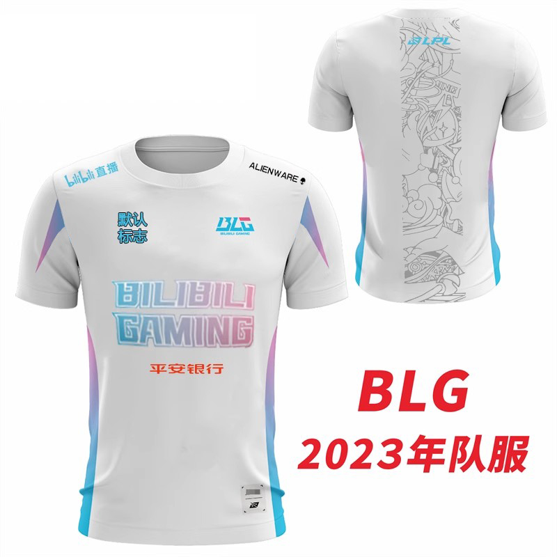 S13世界赛BLG队服2023LPL战队Bin同款出征服Xun周边夏季短袖t恤男 - 图2