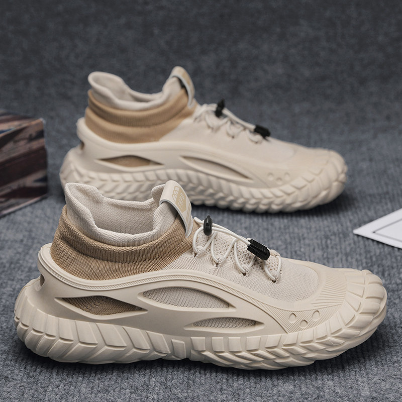 男鞋秋季透气飞织网鞋工地干活劳保鞋男士户外登山运动绿色解放鞋,淘宝优惠券,粉丝福利购,淘宝优惠卷