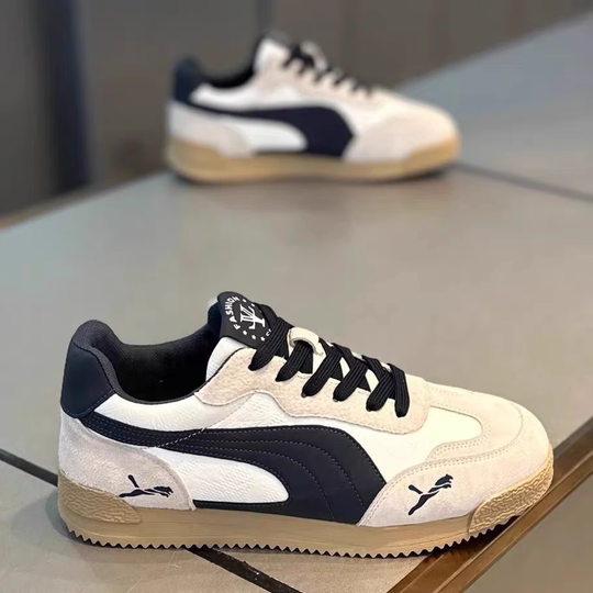 阿甘男鞋秋季透气高级感百搭休闲板鞋青少年跑步运动软底小白潮鞋