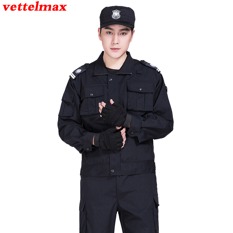 保安服工作服套装男夏季网格训练服 vettelmax工装制服