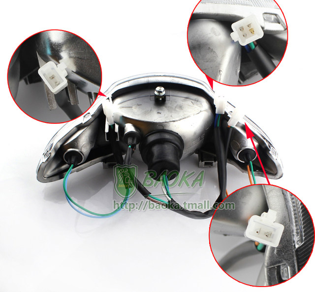 Modified electric Fuxi Huayue lamp housing motorcycle accessories