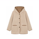 Xinwei ຫນັງປີ້ນກັບກັນໄດ້ແລະ faux fur ເສື້ອ jacket ຫນຶ່ງສິ້ນ