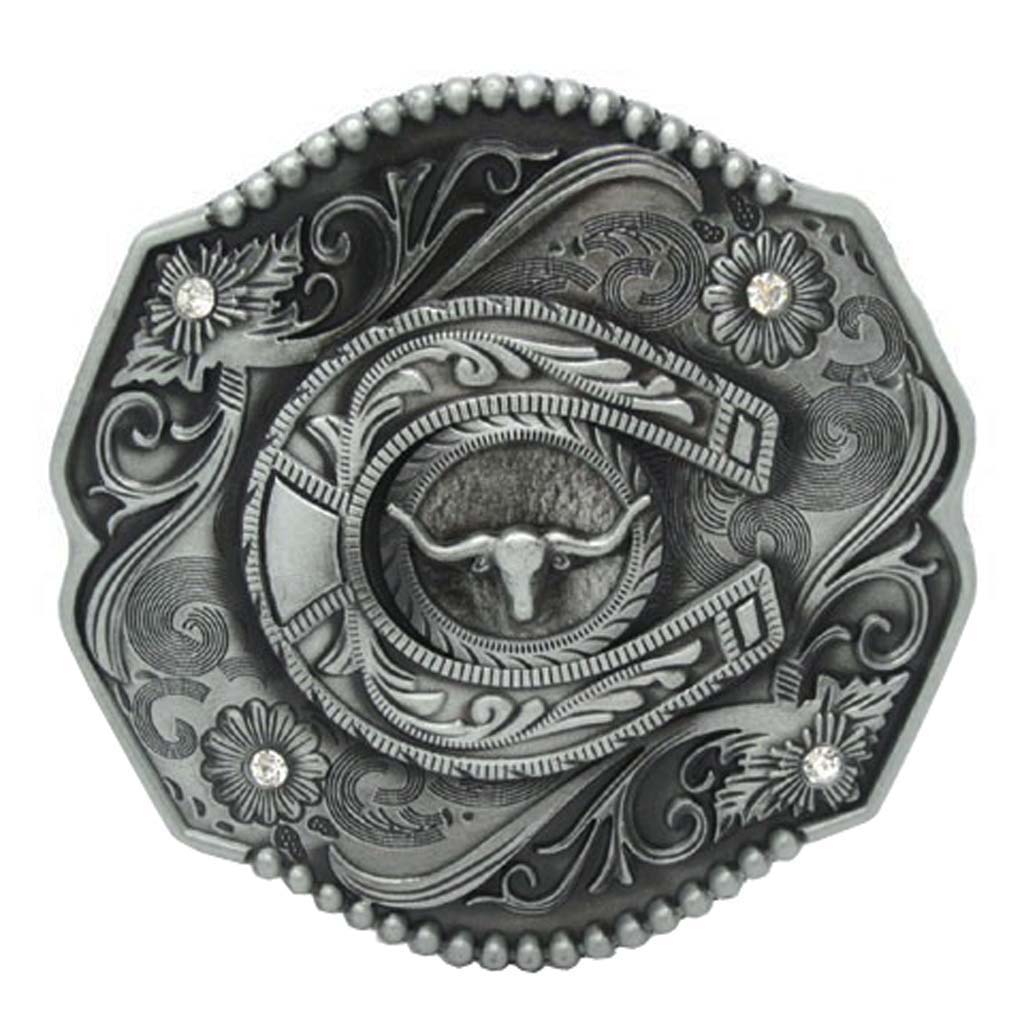 金色双骑士美国西部牛仔皮带扣腰带皮带平滑扣cowboy belt buckle