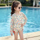 ຄີມກັນແດດ polka dot ສີສັນໜ້າຮ້ອນເດັກນ້ອຍຍິງ