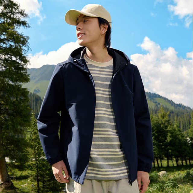 361 Jacket Men's Autumn and Winter Three-Proof Water-Repellent Sports and Casual Hooded Jacket Windbreaker 652434602