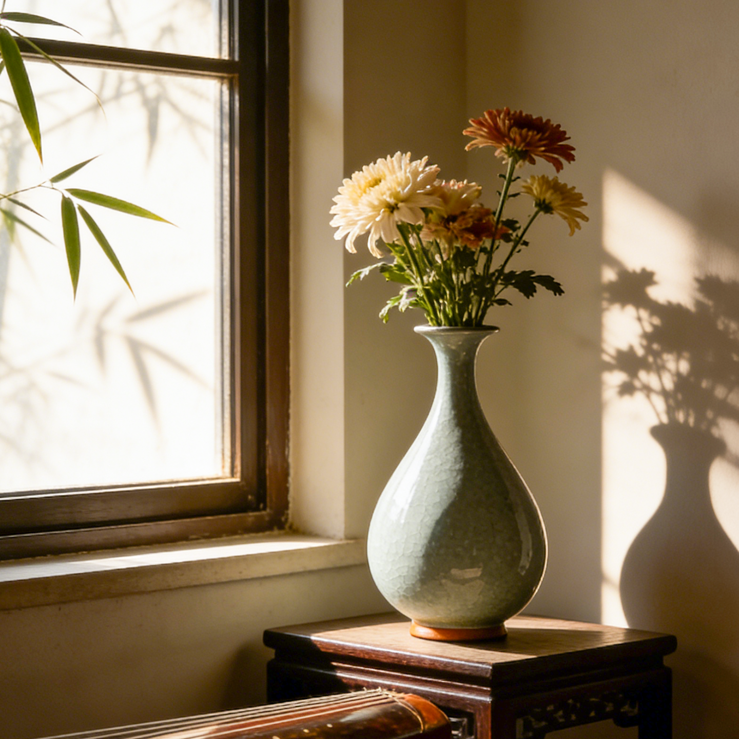 景德镇陶瓷器宋式美学客厅插花电视柜玄关花瓶桌面装饰摆件高级感,淘宝优惠券,粉丝福利购,淘宝优惠卷