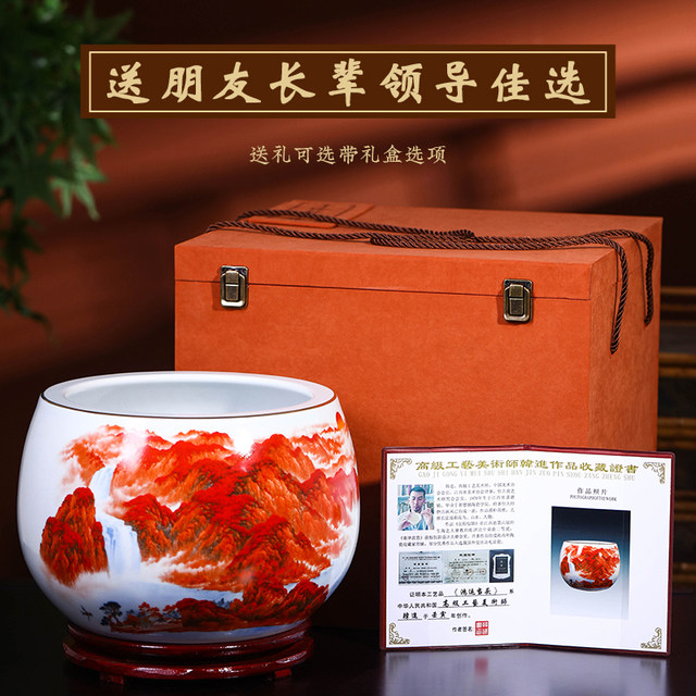 Jingdezhen ceramics bring good luck to the living room and bring wealth