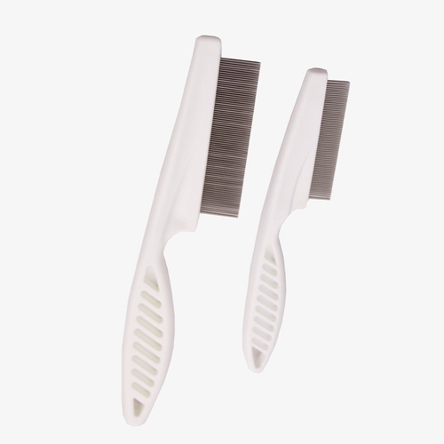 Блошиная расчесывание расчесывания домашних животных расчесывание собак, расческа вшей, домашние поставки плотная расческа, бомейские комбинированные плотные зубы расчесывают блох.