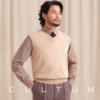 Warm cashmere pullover V-neck knitted vest inner wear