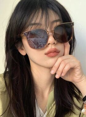 遮阳大框女可折叠墨镜