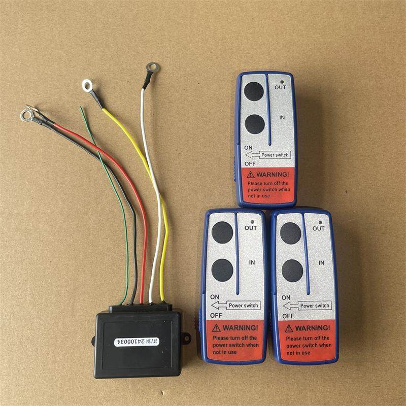 电动绞盘无线遥控器卷扬吊机绞车遥控器12V24V无线电控制器开关盒,淘宝优惠券,粉丝福利购,淘宝优惠卷