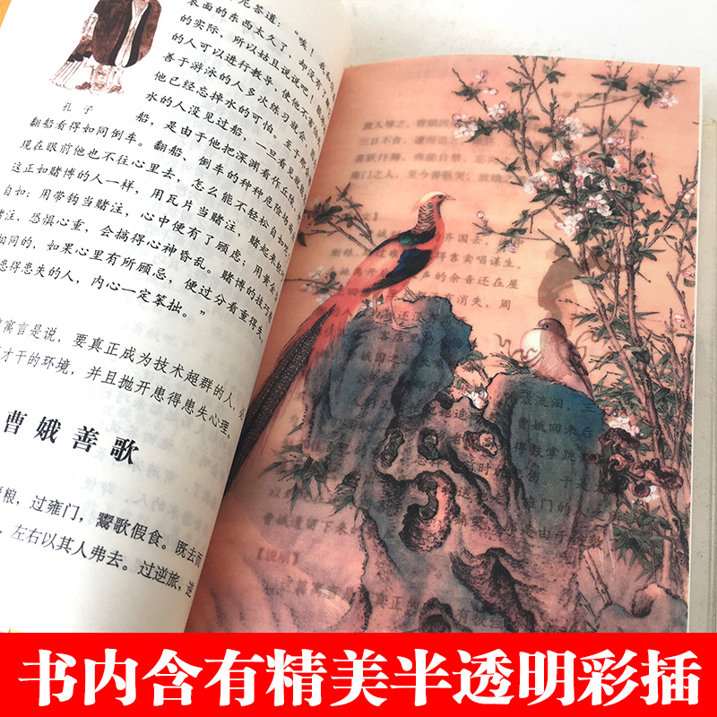 【赠书签+透明书皮】全套任选中华经典国学口袋书中华寓言故事孙子兵法三字经百家姓论语幼学琼林梦溪笔谈91215岁中小学生阅读书籍