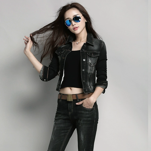 Весенняя джинсовая юбка, куртка, лонгслив, штаны, комплект, европейский стиль, коллекция 2023, в корейском стиле