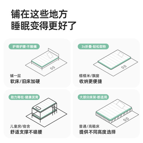SW甜秘密棕垫黄麻床垫飘窗垫护脊天然椰棕硬垫榻榻米儿童折叠定制 - 图3