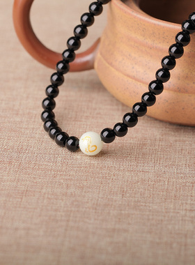 多层生肖夜光石男女款手串